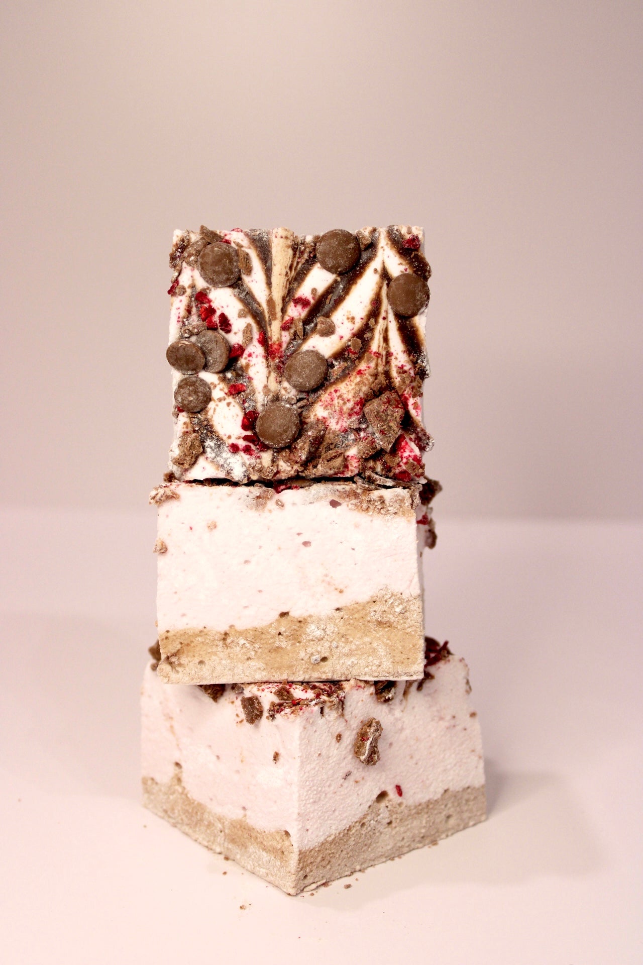 Raspberry & Milk Chocolate Marshmallows