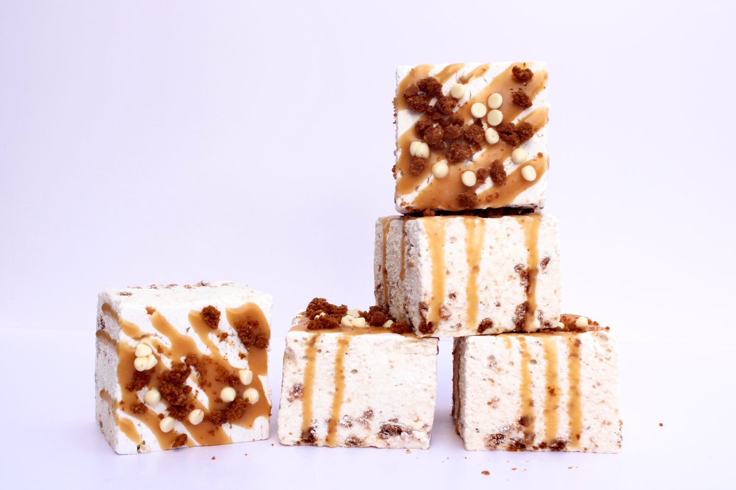 Biscoff & White Chocolate Marshmallows