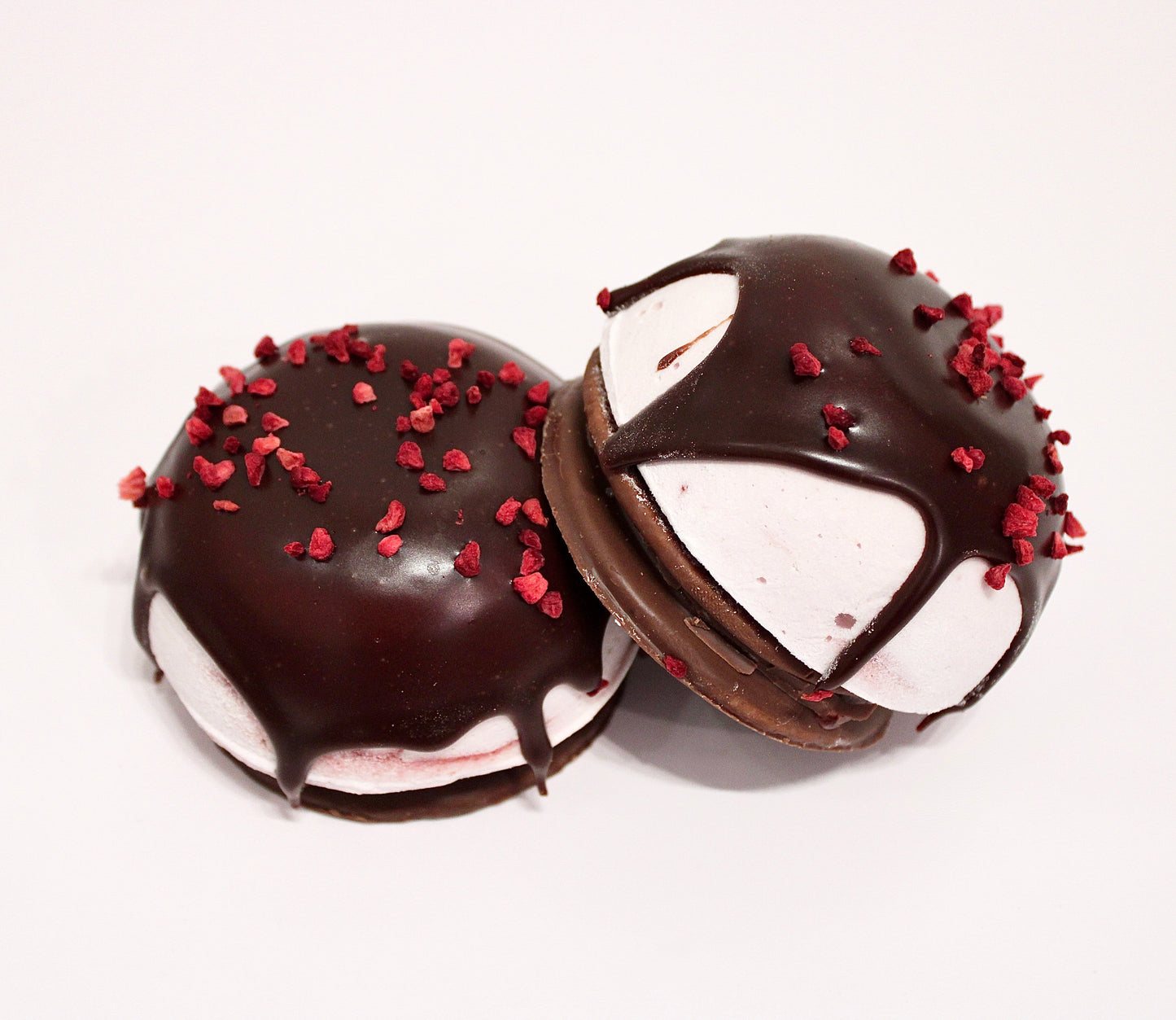Chocolate Berry Marshmallow Domes