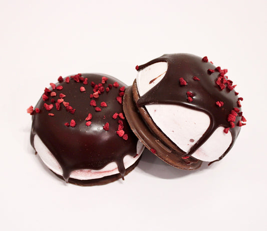 Chocolate Berry Marshmallow Domes