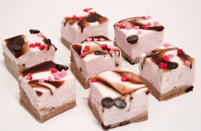 Milk Chocolate Strawberry Mallow Bites