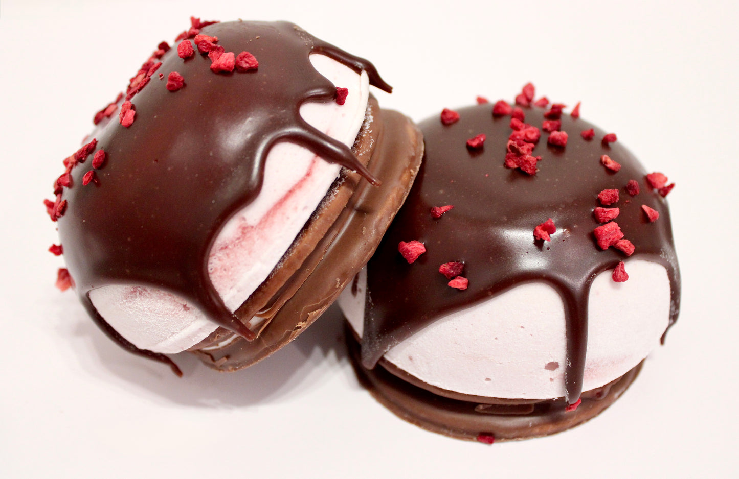 Chocolate Berry Marshmallow Domes