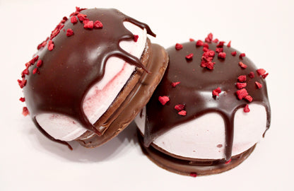 Chocolate Berry Marshmallow Domes