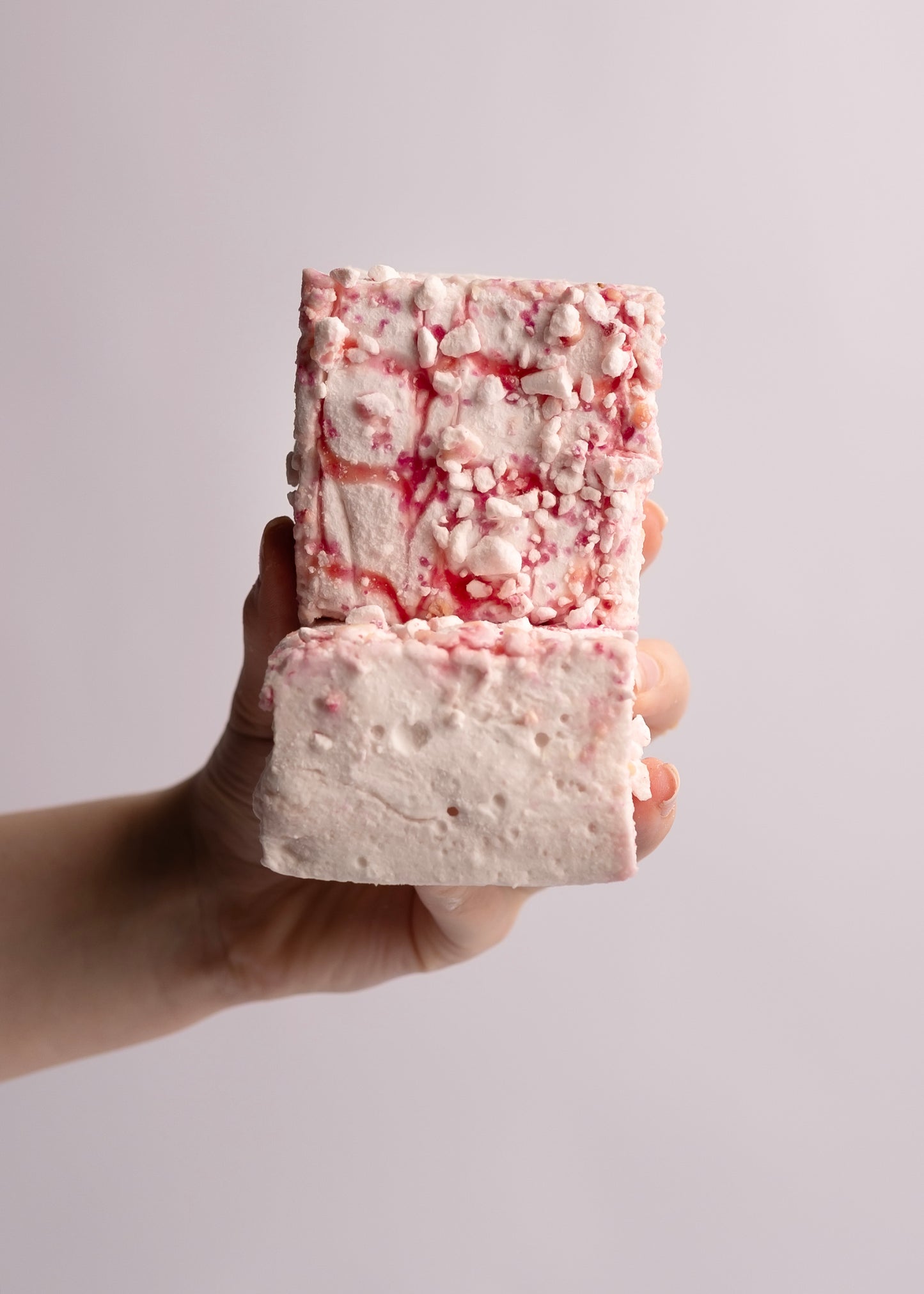 Strawberry Meringue Marshmallows