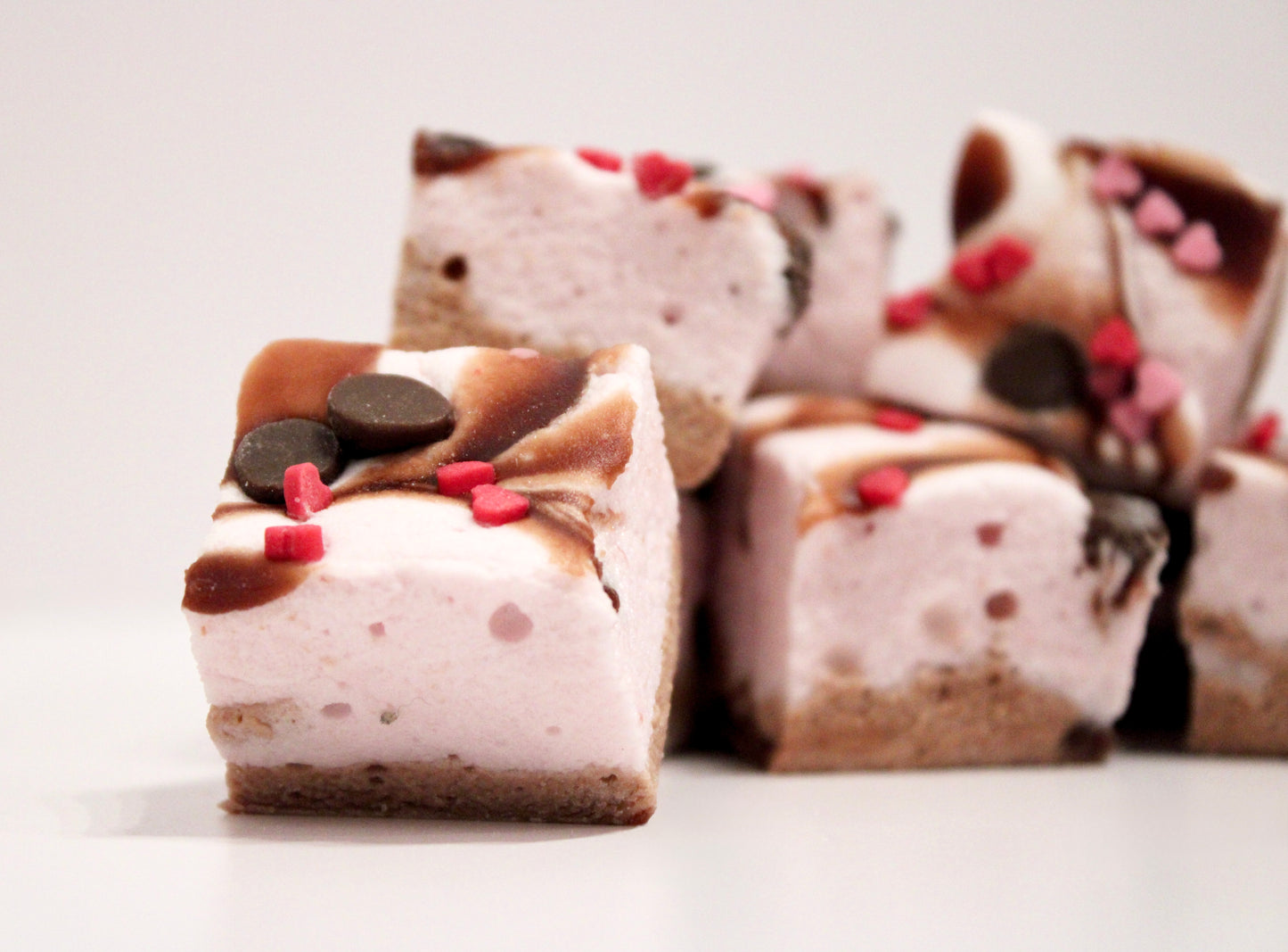 Milk Chocolate Strawberry Mallow Bites