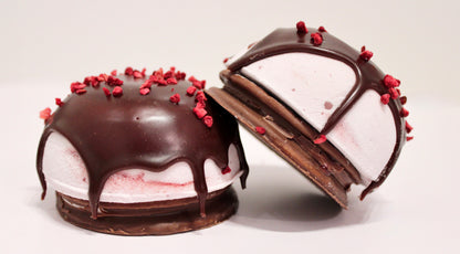 Chocolate Berry Marshmallow Domes