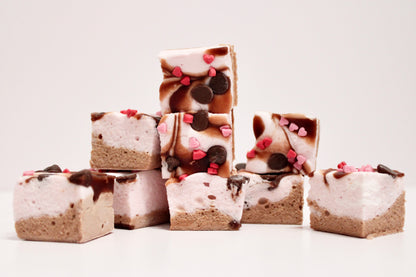 Milk Chocolate Strawberry Mallow Bites