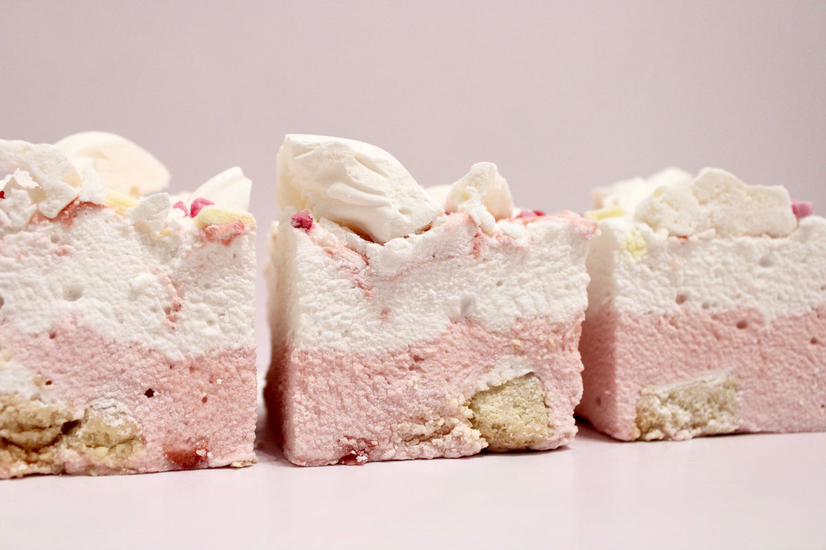 Cherry Swirl Shortcake Marshmallows