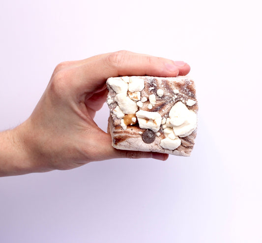 Chocolate & Caramel Meringue Marshmallows