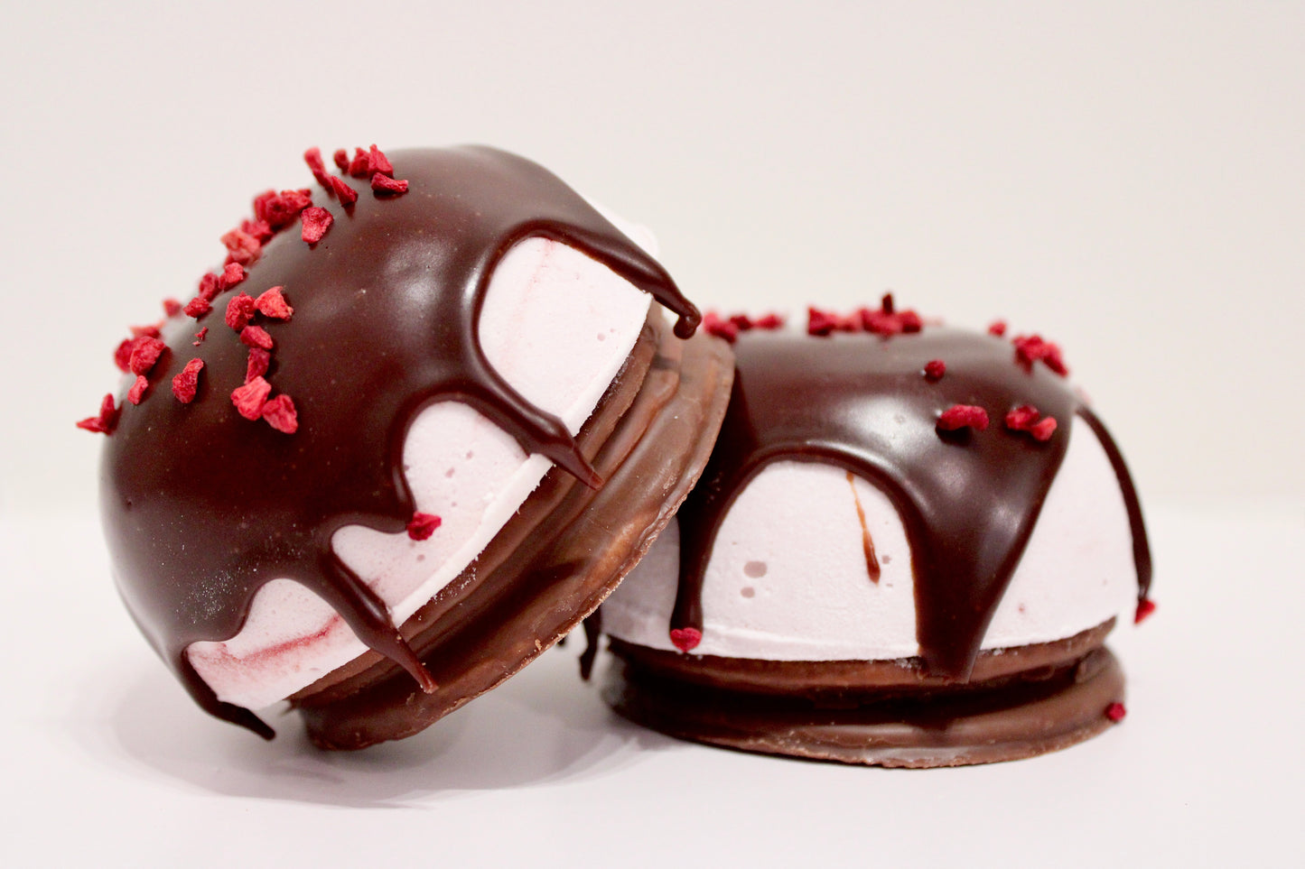 Chocolate Berry Marshmallow Domes