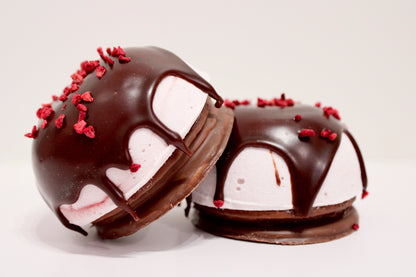 Chocolate Berry Marshmallow Domes