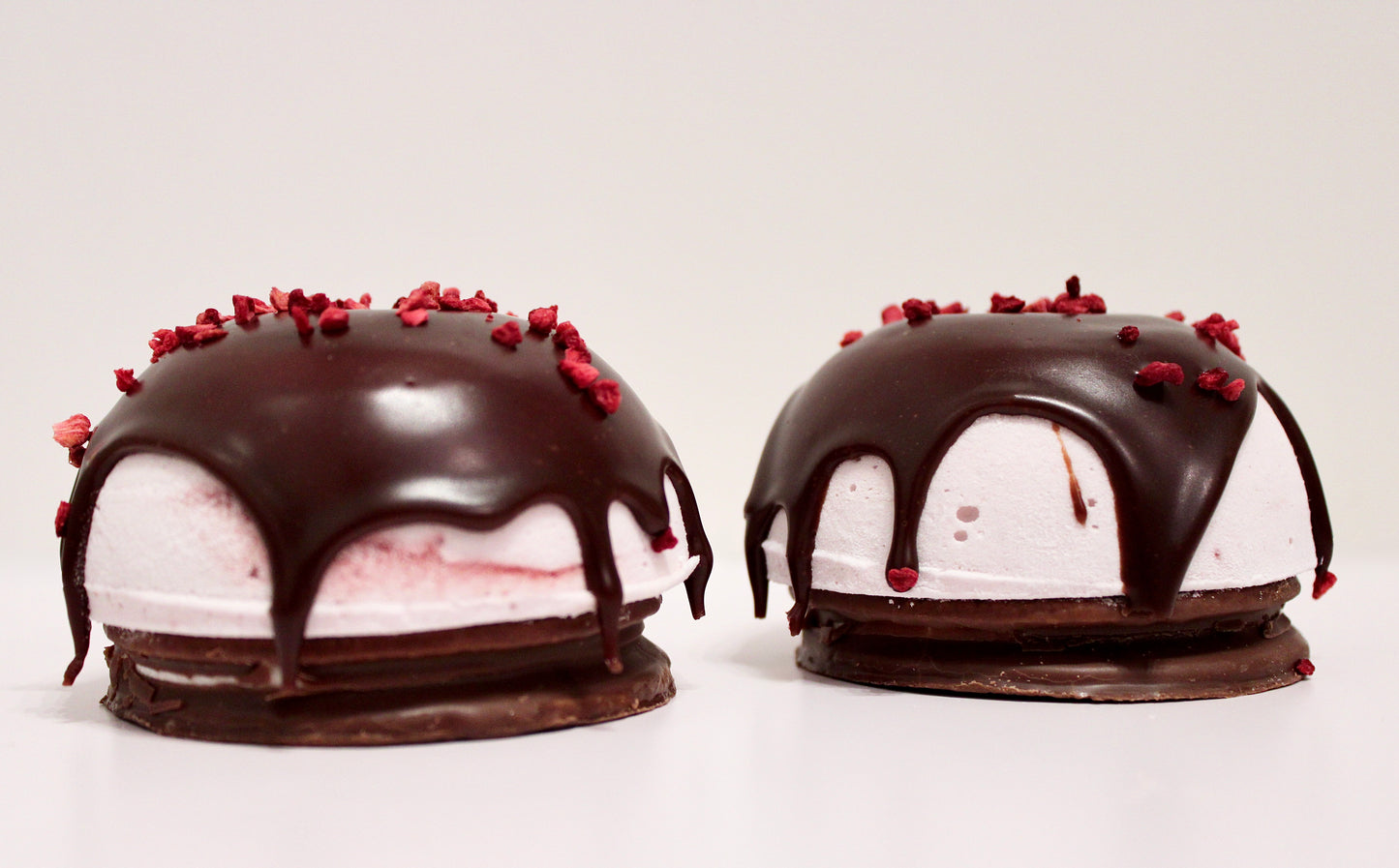 Chocolate Berry Marshmallow Domes