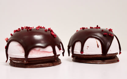 Chocolate Berry Marshmallow Domes