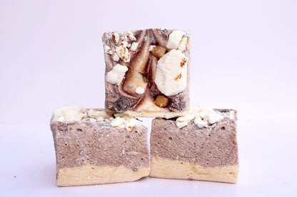 Chocolate & Caramel Meringue Marshmallows