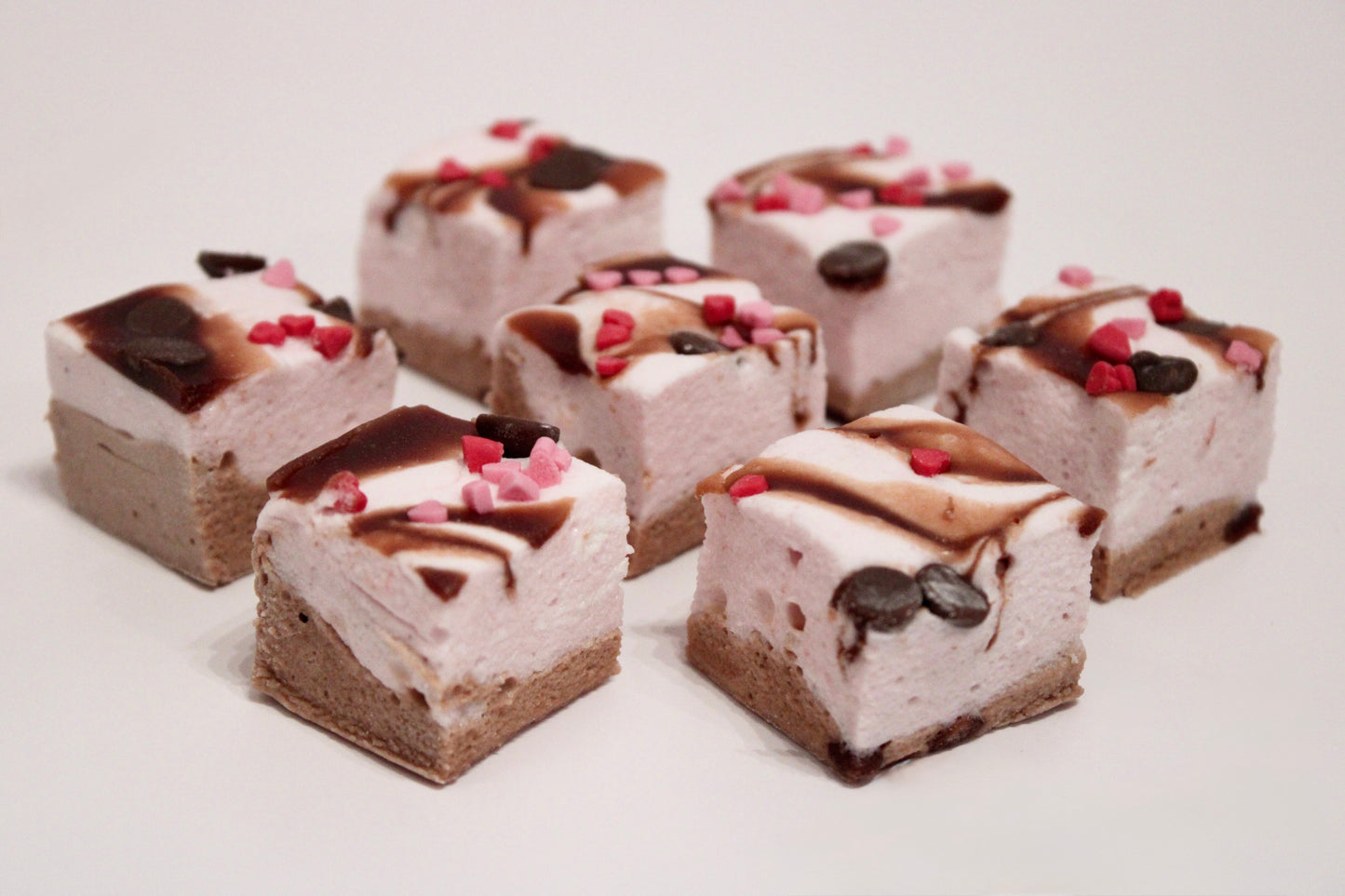 Milk Chocolate Strawberry Mallow Bites