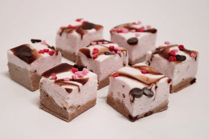 Milk Chocolate Strawberry Mallow Bites