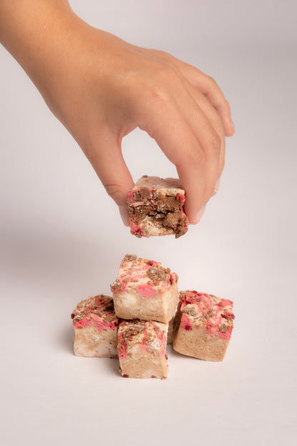 Raspberry & Milk Chocolate Mallow Bites
