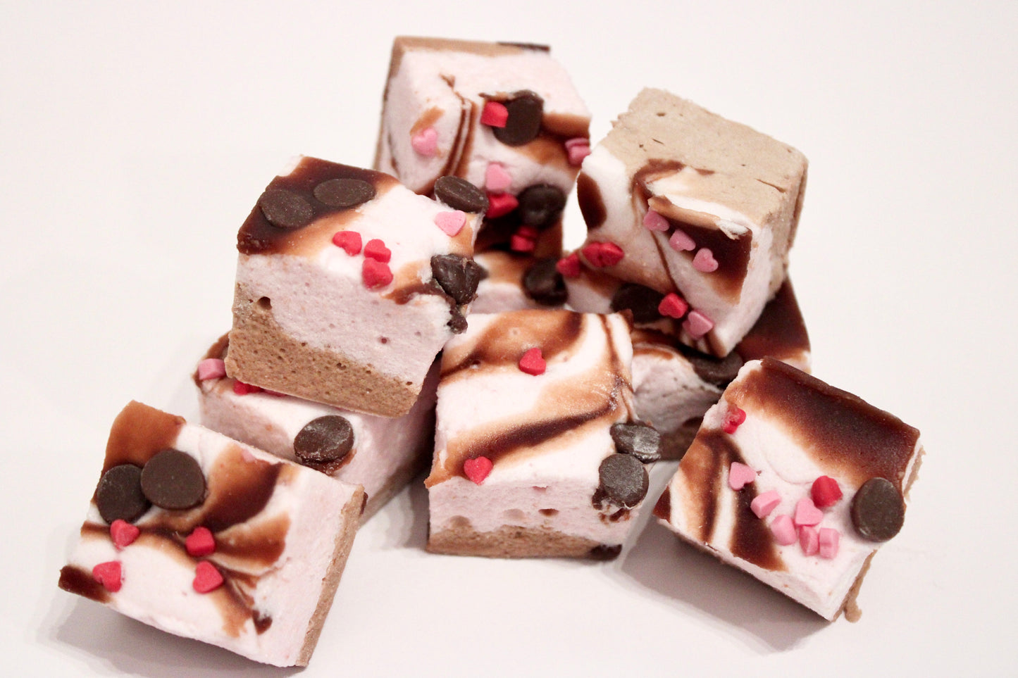 Milk Chocolate Strawberry Mallow Bites