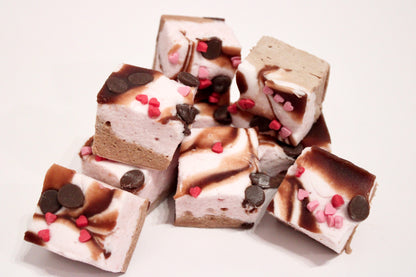 Milk Chocolate Strawberry Mallow Bites