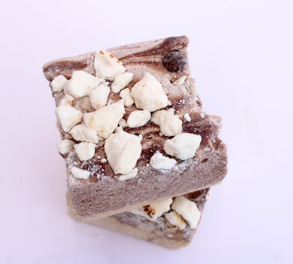 Chocolate & Caramel Meringue Marshmallows