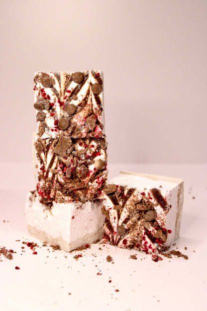 Raspberry & Milk Chocolate Marshmallows
