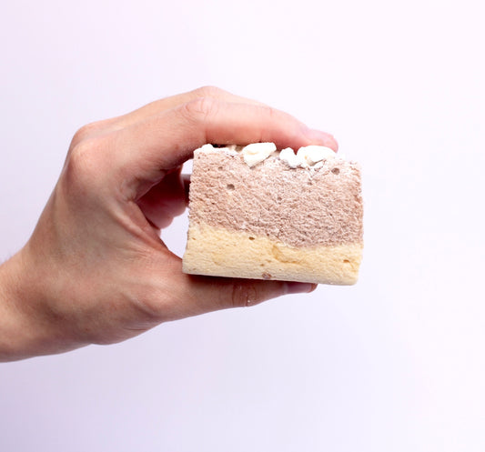 Chocolate & Caramel Meringue Marshmallows